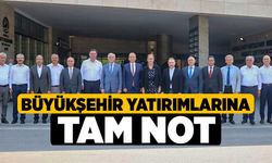 Büyükşehir Yatırımlarına Tam Not