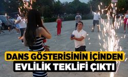 Dans gösterisinin içinden evlilik teklifi çıktı