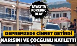 Tavas'ta Cinayet, Depremzede Cinnet Getirdi 2 Ölü