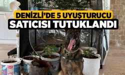 Denizli’de 5 uyuşturucu satıcısı tutuklandı