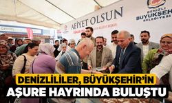 Denizlililer, Büyükşehir’in aşure hayrında buluştu 