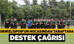 Denizlispor'un hocasından taraftara destek çağrısı