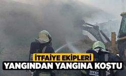 Denizli'de İtfaiye ekipleri yangından yangına koştu