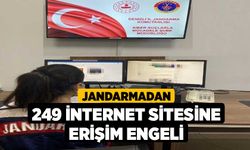 Jandarmadan 249 internet sitesine erişim engeli