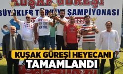 Kuşak güreşi heyecanı tamamlandı