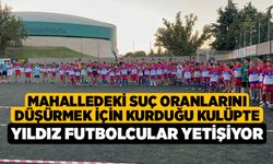 Mahalledeki suç oranlarını düşürmek için kurduğu kulüpte yıldız futbolcular yetişiyor