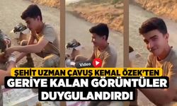 Şehit Uzman Çavuş Kemal Özek'ten geriye kalan görüntüler duygulandırdı