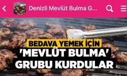 Bedava yemek için 'Mevlüt Bulma' grubu kurdular