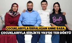 Çocuklarıyla İddialaşan Anne Baba, Çocuklarıyla Birlikte YKS’de Ter Döktü