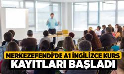 Merkezefendi’de A1 İngilizce Kurs Kayıtları Başladı