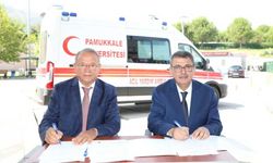 PAÜ Hastanesine yeni bir ambulans bağışlandı