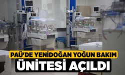 PAÜ'de Yenidoğan Yoğun Bakım Ünitesi Açıldı