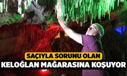 Saçıyla Sorunu Olan Keloğlan Mağarasına Koşuyor