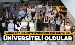 Sarayköy Belediyesi’nin Ücretsiz Kursu İle Üniversiteli Oldular