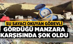 Su Sayacı Okuyan Görevli Gördüğü Manzara Karşısında Şok oldu