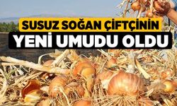 Susuz Soğan Çiftçinin Yeni Umudu Oldu