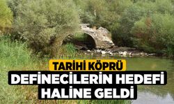 Tarihi Köprü Definecilerin Hedefi Haline Geldi