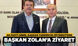 AK Parti Genel Başkan Yardımcısı Zeybekci’den Başkan Zolan’a ziyaret