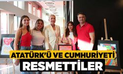 Atatürk'ü ve Cumhuriyeti resmettiler