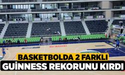 Basketbolda 2 farklı Guinness rekorunu kırdı