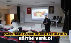 Çameli’nde İlkyarım ve Afetlere Hazırlık Eğitimi Verildi