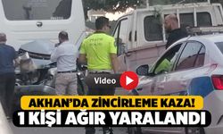 Denizli'de Zincirleme Kaza! 1 Ağır Yaralı