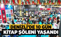 Denizli’de 10 gün kitap şöleni yaşandı 