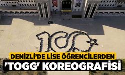 Denizli’de lise öğrencilerden 'Togg' koreografisi