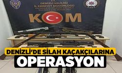 Denizli'de Silah Kaçakçılarına Operasyon