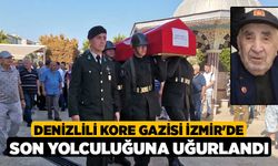 Denizlili Kore gazisi İzmir'de Son Yolculuğuna Uğurlandı