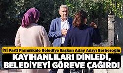 İyi Parti Aday Adayı Berberoğlu Sahaya Çıktı, Belediyeyi Göreve Çağırdı