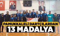 Pamukkaleli Dartçılardan 13 Madalya