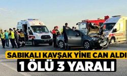 Sabıkalı Kavşak Yine Can Aldı, 1 ölü 5 yaralı