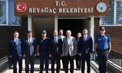 Vali Coşkun, Beyağaç ilçesinde incelemelerde bulundu