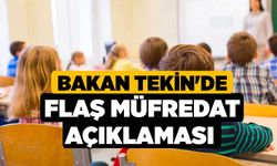 Bakan Tekin'de Flaş Müfredat Açıklaması