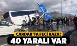 Çardak'ta Tur Otobüsü Kaza Yaptı, Taylandlı turistler ölümden döndü: 4'ü ağır 20 yaralı