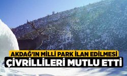 Akdağ'ın Milli Park ilan edilmesi Çivrillileri mutlu etti