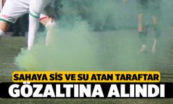 Denizlispor Maçında Sis ve Su Atan Taraftar Gözaltında