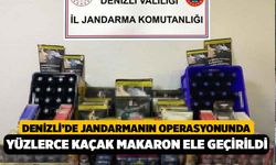 Denizli’de Jandarmanın Operasyonunda Yüzlerce Kaçak Makaron Ele Geçirildi