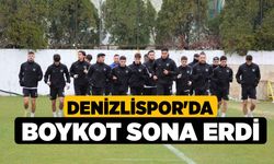 Denizlispor'da boykot sona erdi