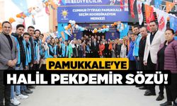 Pamukkale'ye Halil Pekdemir Sözü!