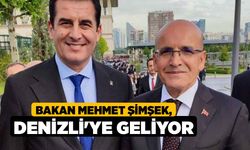 Bakan Mehmet Şimşek, Denizli'ye Geliyor