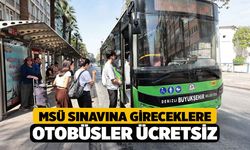 Belediye Otobüsleri Sınav Öğrencilerine Ücretsiz