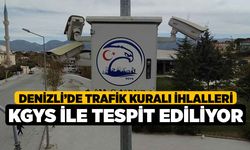 Denizli’de trafik kuralı ihlalleri KGYS ile tespit ediliyor