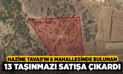 Hazine Tavas'ın 6 Mahallesinde Bulunan 13 Taşınmazı Satışa Çıkardı