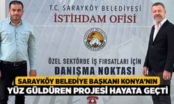 Sarayköy Belediye Başkanı Konya’nın yüz güldüren projesi hayata geçti