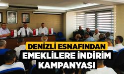 Denizli esnafından emeklilere indirim kampanyası