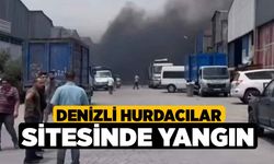 Denizli Hurdacılar Sitesinde Yangın