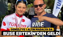 Denizli'ye 1 altın madalya da Buse Ertekin'den geldi