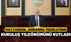 Vali Coşkun, Jandarma Teşkilatının kuruluş yıldönümünü kutladı